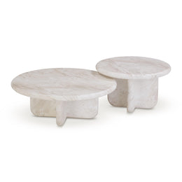 Juju Nesting Indoor/Outdoor Marble Coffee Tables