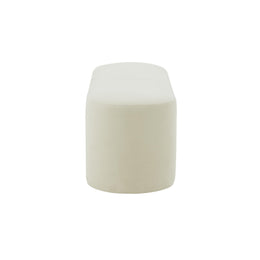 Elena Cream Velvet Bench