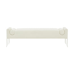 Ines Cream Boucle Bench