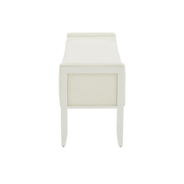 Ines Cream Boucle Bench