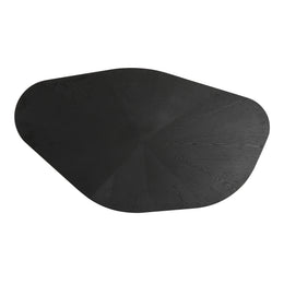Roche Black Ash Geometric Coffee Table