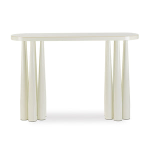 Titan Cream Glossy Console Table