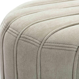 Pouch Mint Green Chenille Ottoman