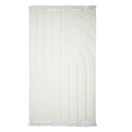 Loop White 8' x 10' Area Rug