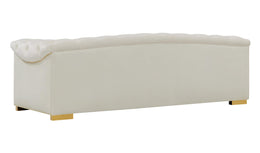 Farah Cream Velvet Sofa
