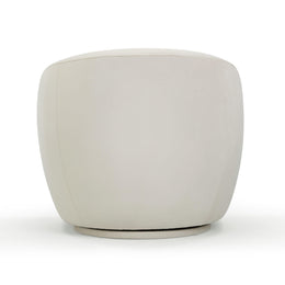 Jordan Cream Velvet Swivel Chair