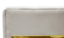 Magnolia Spotted Cream Chair with Gold - UK