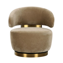 Austin Oat Recycled Fabric Swivel Chair - UK