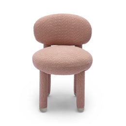 Manu Rose Pink Performance Boucle Side Chair
