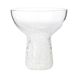 Dottie Clear White Dots Handblown Cocktail Glass - Set of 4