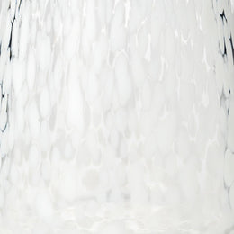 Dottie Clear White Dots Handblown Cocktail Glass - Set of 4