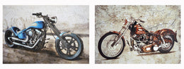 Hand Painted Textured Canvas (Set) Curated Canvas