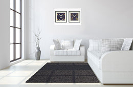 Hand Painted Textured Canvas In Frame (Set) Curated Canvas