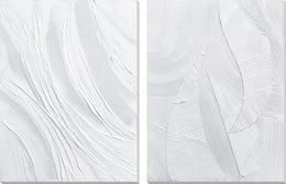 Hand Painted Textured Canvas (Set 2) Curated Canvas