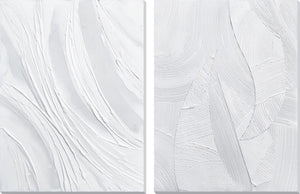 Hand Painted Textured Canvas (Set 2) Curated Canvas