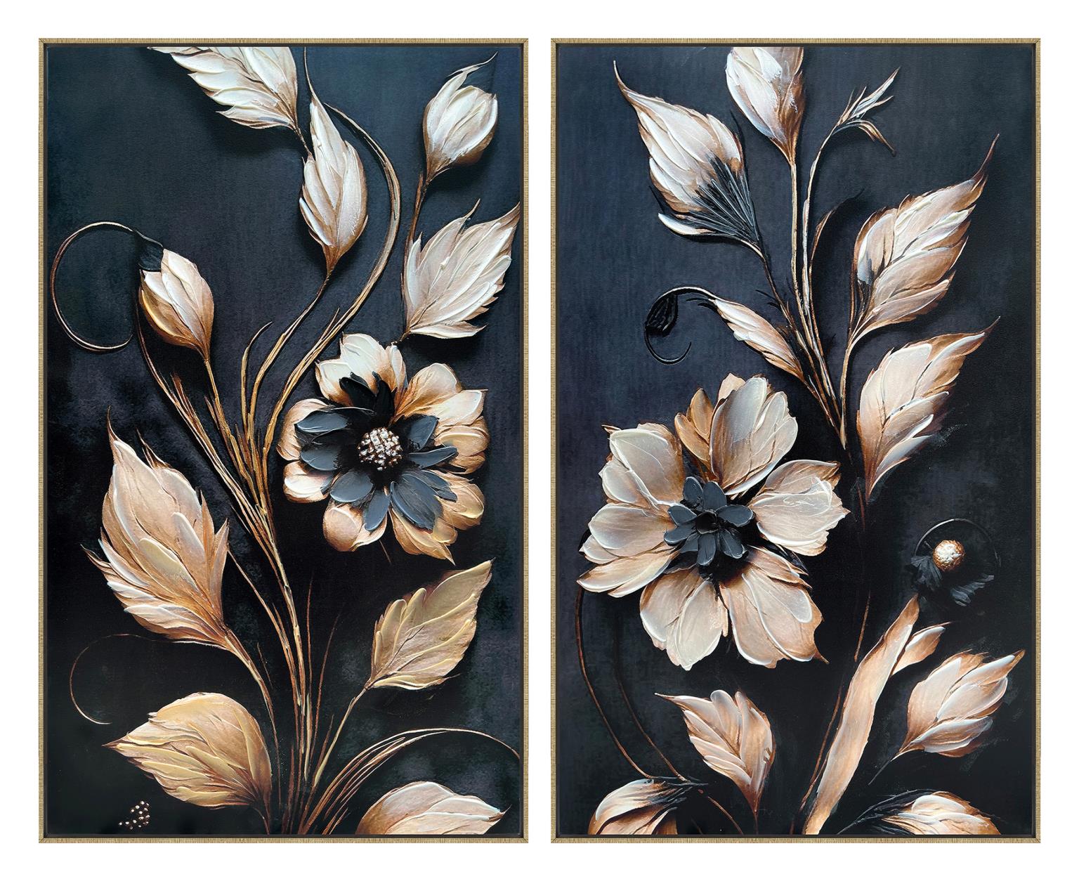 Hand Painted Textured Canvas Curated Canvas