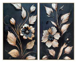 Hand Painted Textured Canvas Curated Canvas