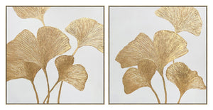 Hand Painted Textured Canvas In Frame Curated Canvas