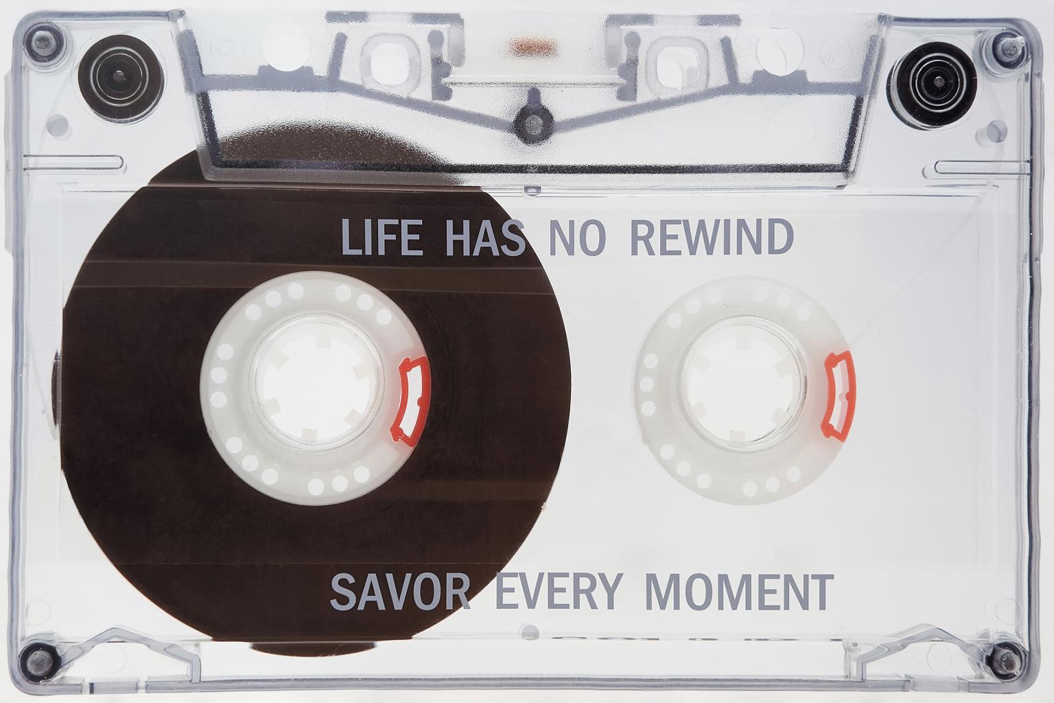 Life Has No Rewind Curated Canvas