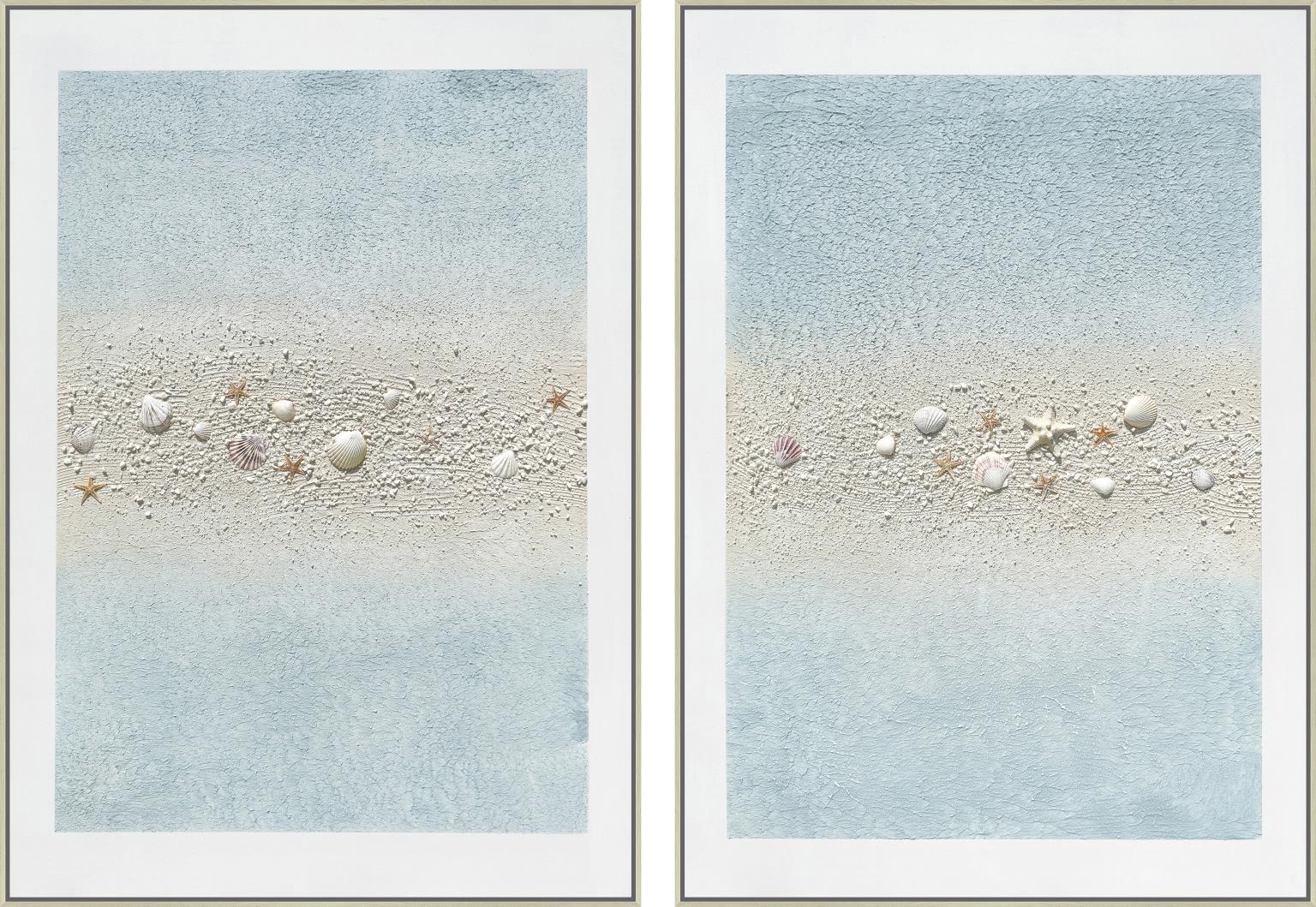 Beach Abstract (Set 2) Curated Canvas