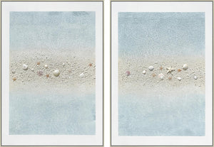 Beach Abstract (Set 2) Curated Canvas