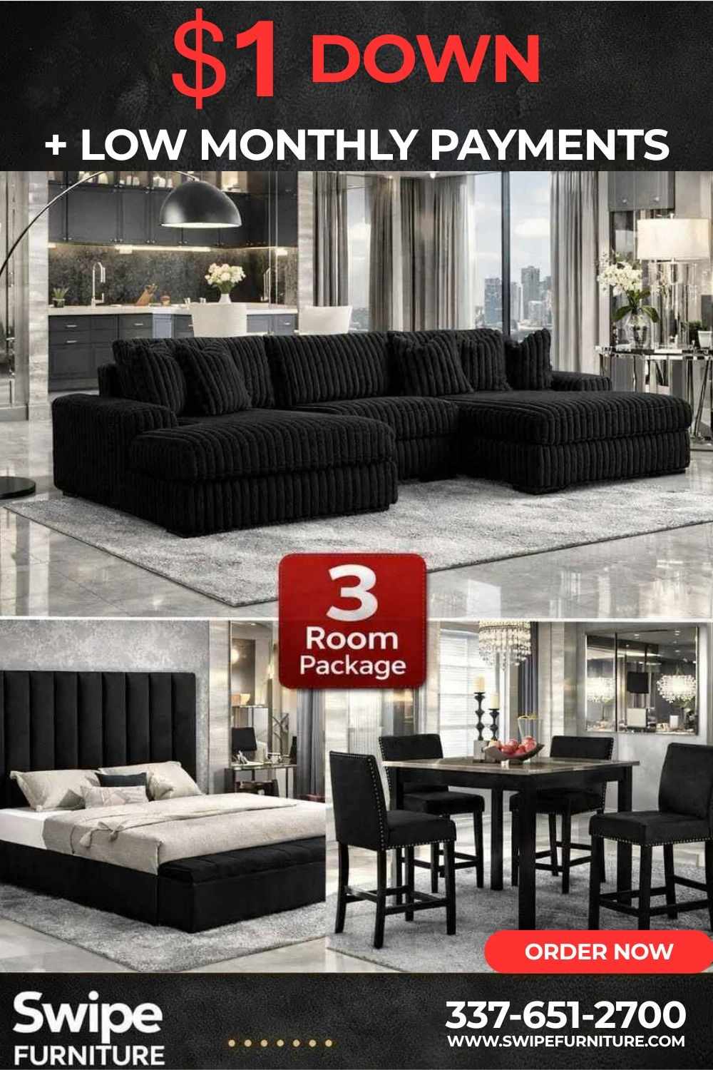 XL Sunday 3 Room Package