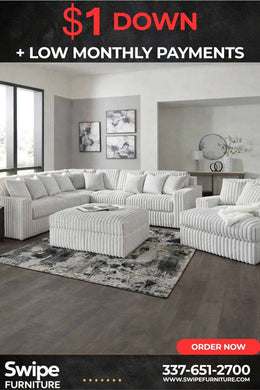 Ashley 25903 Stupendous Complete set ( Sectional , Ottoman , Chaise lounge Free Area Rug)
