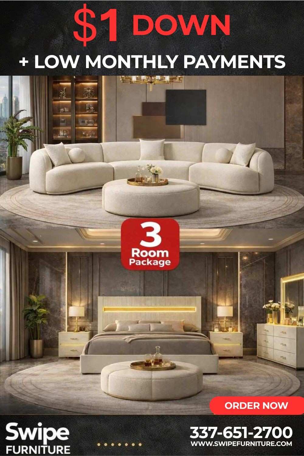 Bonita Gold 3 Room Package