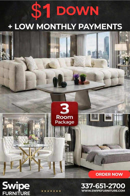 Ivory Cream Bouclé 3-Room Package