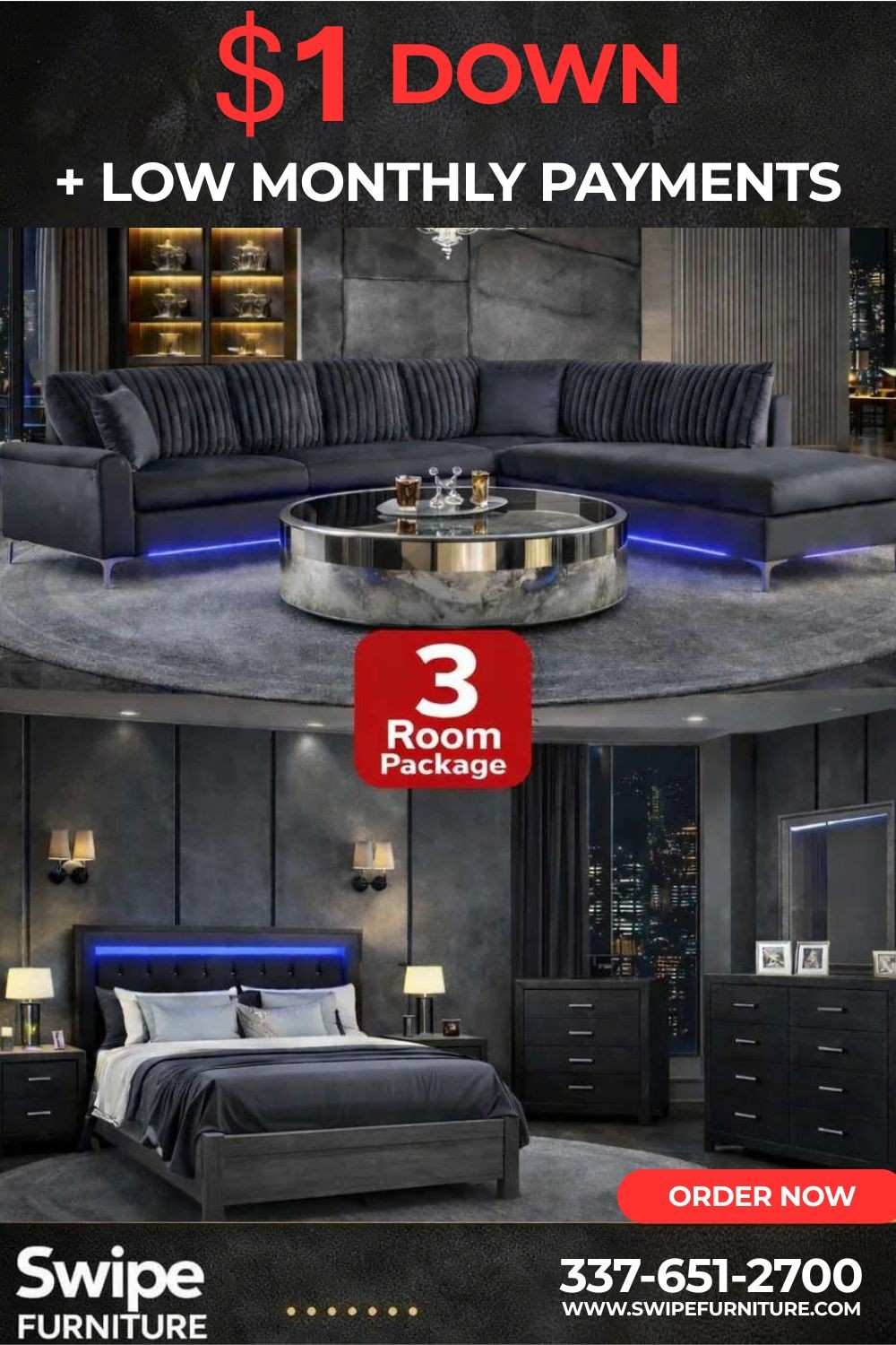 Skyline 3 Room Package