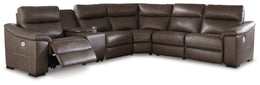 3-Piece Power Reclining Sectional Loveseat with Console