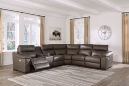 3-Piece Power Reclining Sectional Loveseat with Console