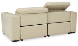 Texline 3-Piece Power Reclining Sectional Loveseat