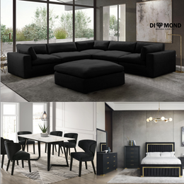 XL Cloud Black 3 Room Package