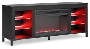 W2721-168 - TV Stand w/ Fireplace 59"L