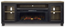 Foyland 83" TV Stand with Electric Fireplace