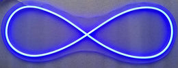 Neon Infinity Mixed Media