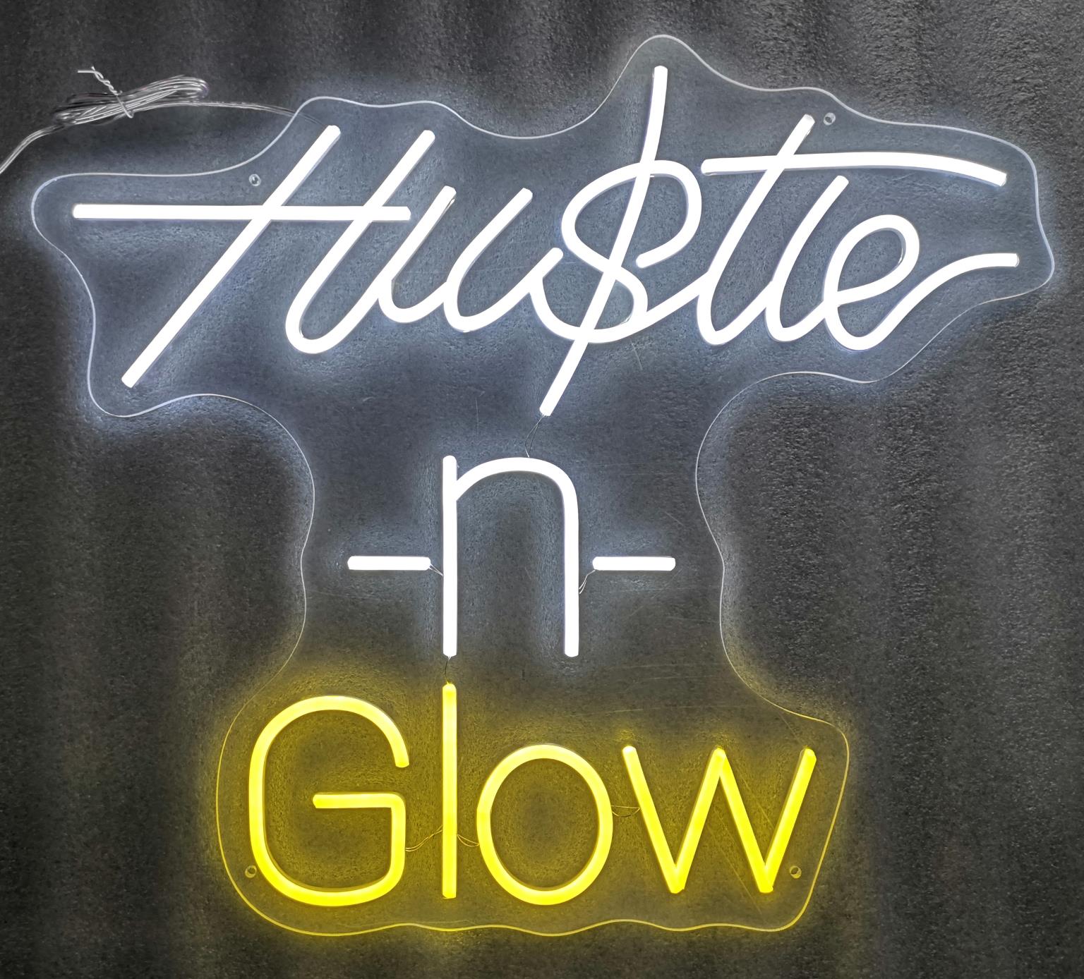Neon Hustle N Glow Mixed Media
