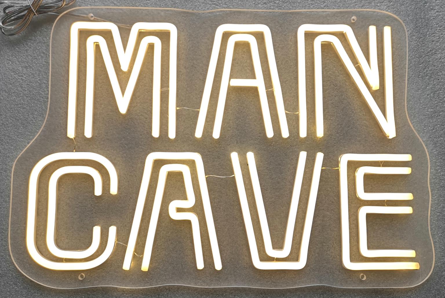 Neon Man Cave Mixed Media