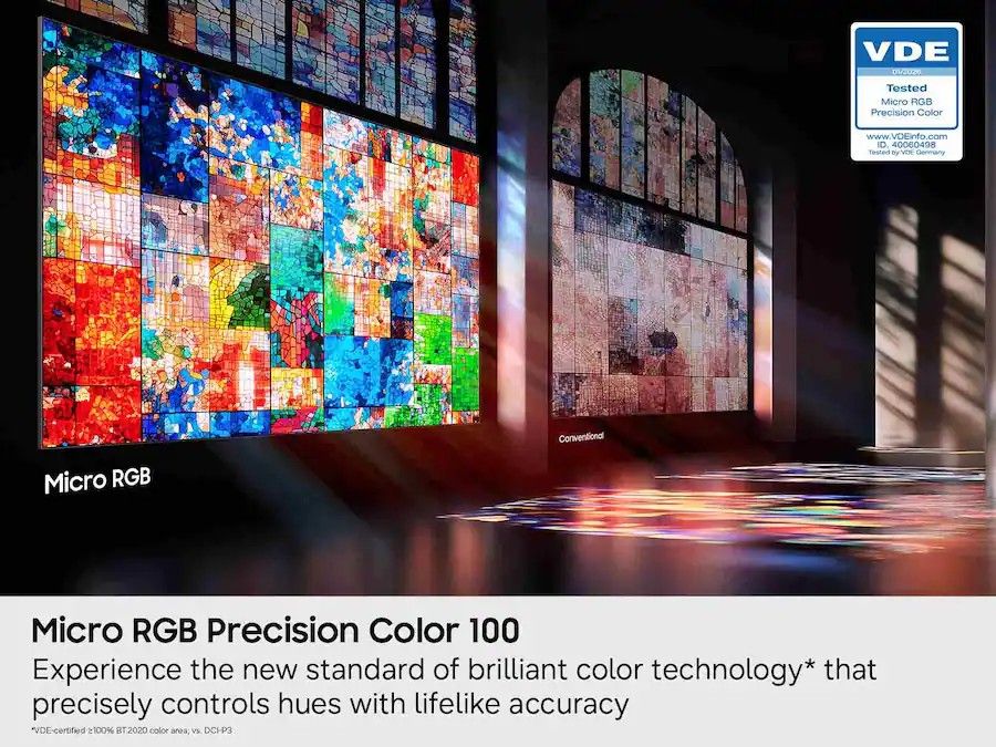 Samsung - 85" Class R85H Series Micro RGB 4K UHD SamsungVisionAI Smart Tizen TV (2026)
