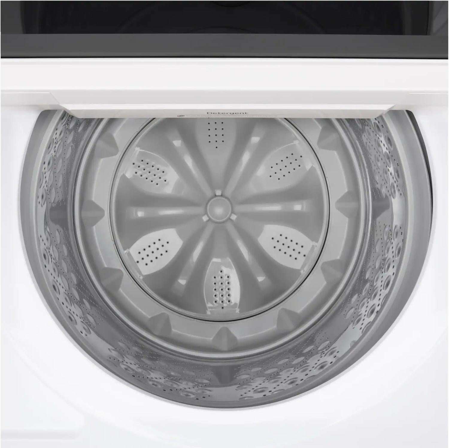 Package - LG - 5.0 Cu. Ft. High-Efficiency Smart Top Load Washer with Easy Unload and 7.3 Cu. Ft. Smart Electric Dryer with Sensor Dry - Alpine White