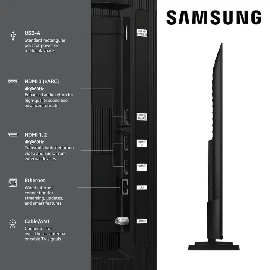 Samsung - 75” Class Q7F Series QLED 4K UHD SamsungVision AI Smart Tizen TV (2025)