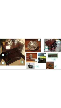 Porter Two Drawer Night Stand