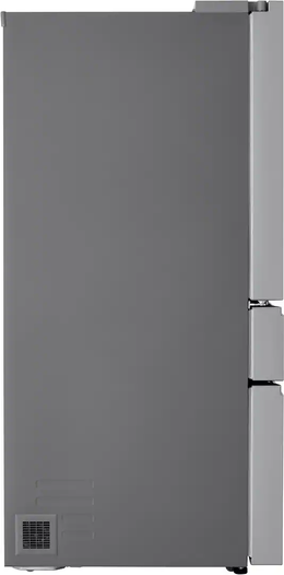 LG - 36-in Wide Standard-Depth MAX 28.6 Cu. Ft. 4-Door French Door Refrigerator Smart Refrigerator with Full Convert Drawer - PrintProof Stainless Steel Look