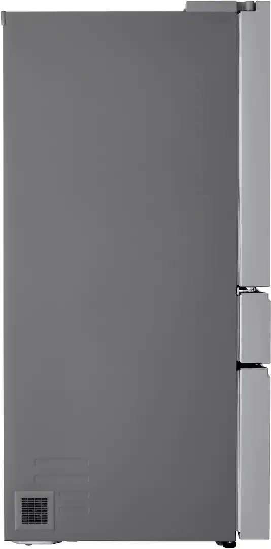 LG - 36-in Wide Standard-Depth MAX 28.6 Cu. Ft. 4-Door French Door Refrigerator Smart Refrigerator with Full Convert Drawer - PrintProof Stainless Steel Look