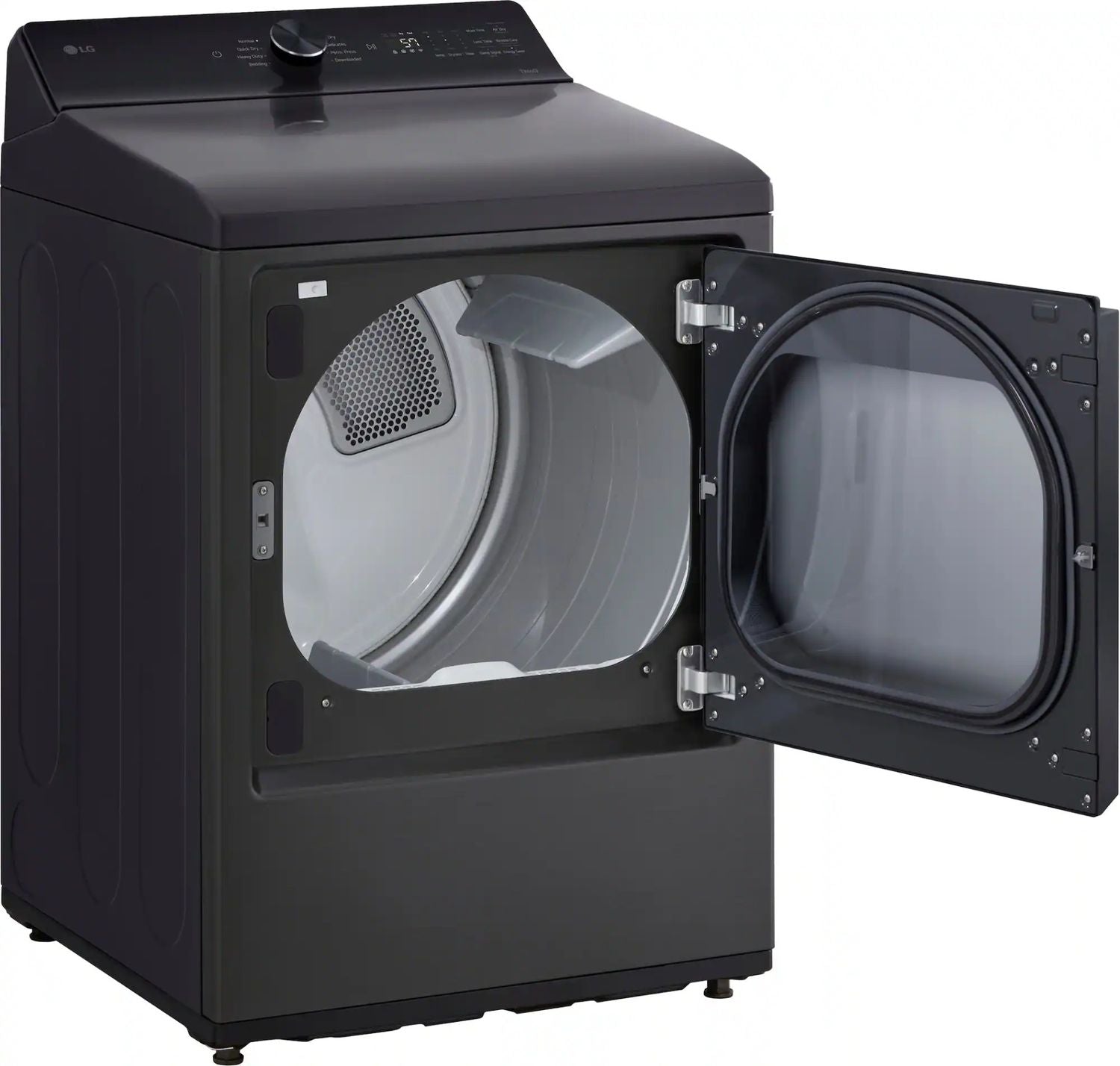 Package - LG - 5.0 Cu. Ft. High-Efficiency Smart Top Load Washer with Easy Unload and 7.3 Cu. Ft. Smart Electric Dryer with Sensor Dry - Platinum Black