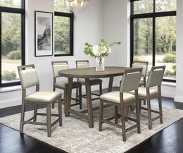 D2510 Counter Height Table with 6 Chairs