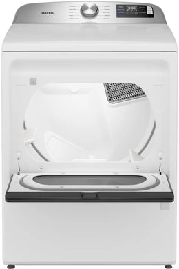 Package - Maytag - 5.3 Cu. Ft. High-Efficiency Smart Top Load Impeller Washer with Extra Power and 7.4 Cu. Ft. Smart Gas Dryer with Extra Power and Advanced Moisture Sensing - White