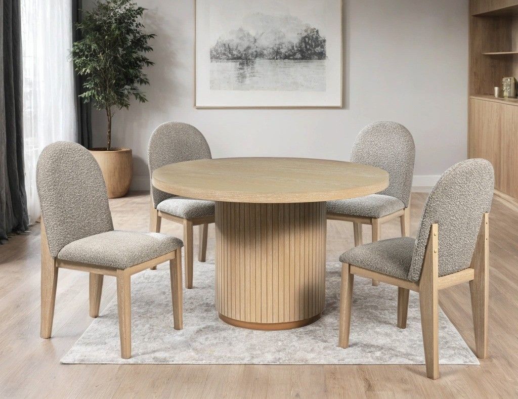 D400 Dining Table with 4 Chairs