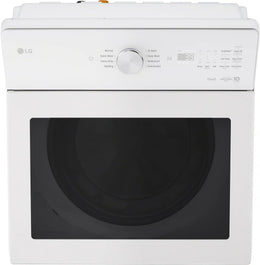 Package - LG - 5.0 Cu. Ft. High-Efficiency Smart Top Load Washer with Easy Unload and 7.3 Cu. Ft. Smart Electric Dryer with Sensor Dry - Alpine White